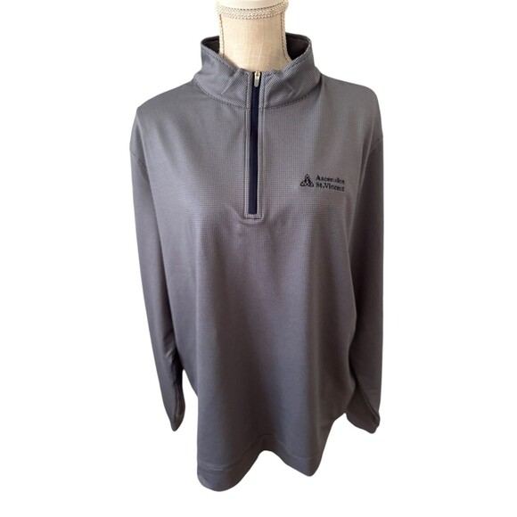 Peter Millar Men's Golf Perth 1/4 Zip Pullover Houndstooth Size‎ XL - Picture 1 of 9